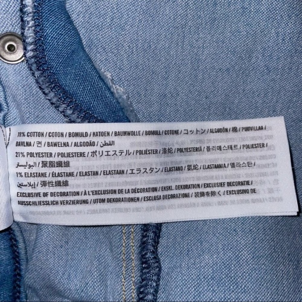 Abercrombie & Fitch Harper Low Rise Super Skinny Jean in Light Blue Wash - Picture 9 of 12